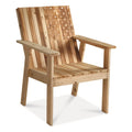 Distressed Flag Chair Z18523