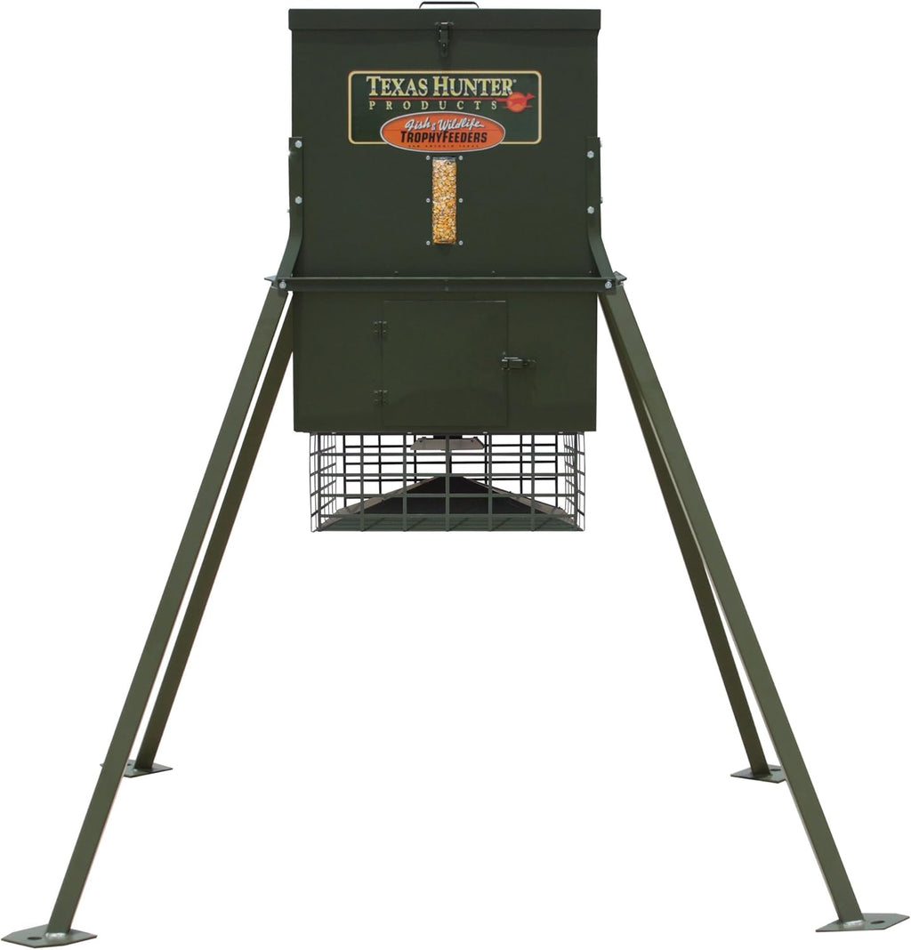 300 lb. Corn Capacity Wildlife Feeder with Stand N137970