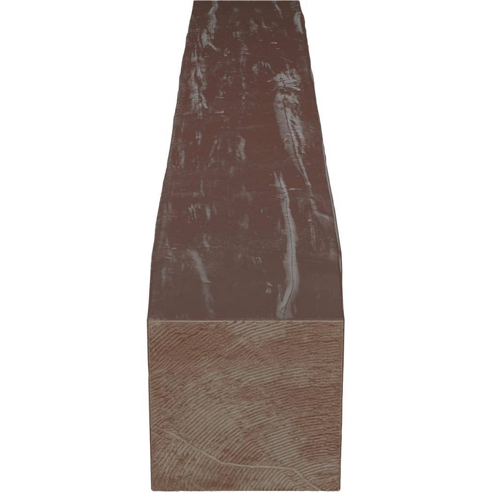 Aged Pecan Faux Wood Fireplace Mantel K92430