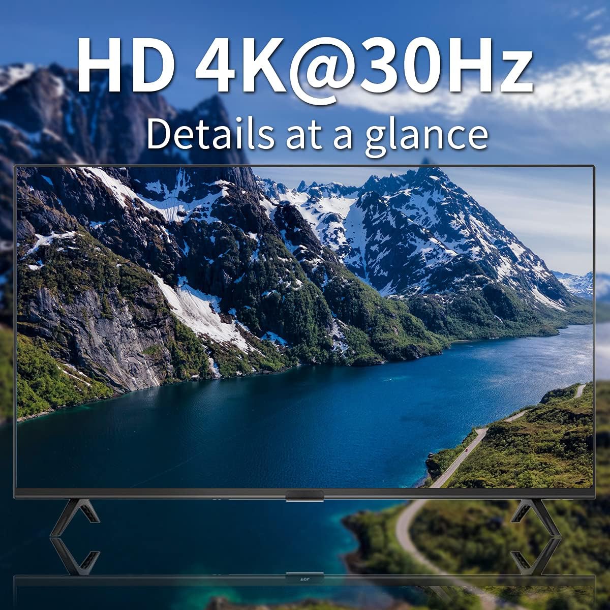 HDMI Extender Splitter 1x2 4K 30Hz Over Ethernet Cable 70m S693330