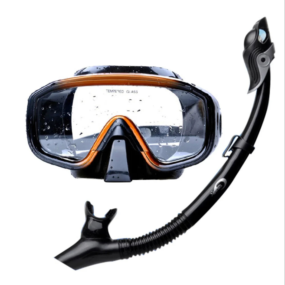 Silicone Dive Snorkel Set for Swimming Diving Snorkeling Equipment T9077