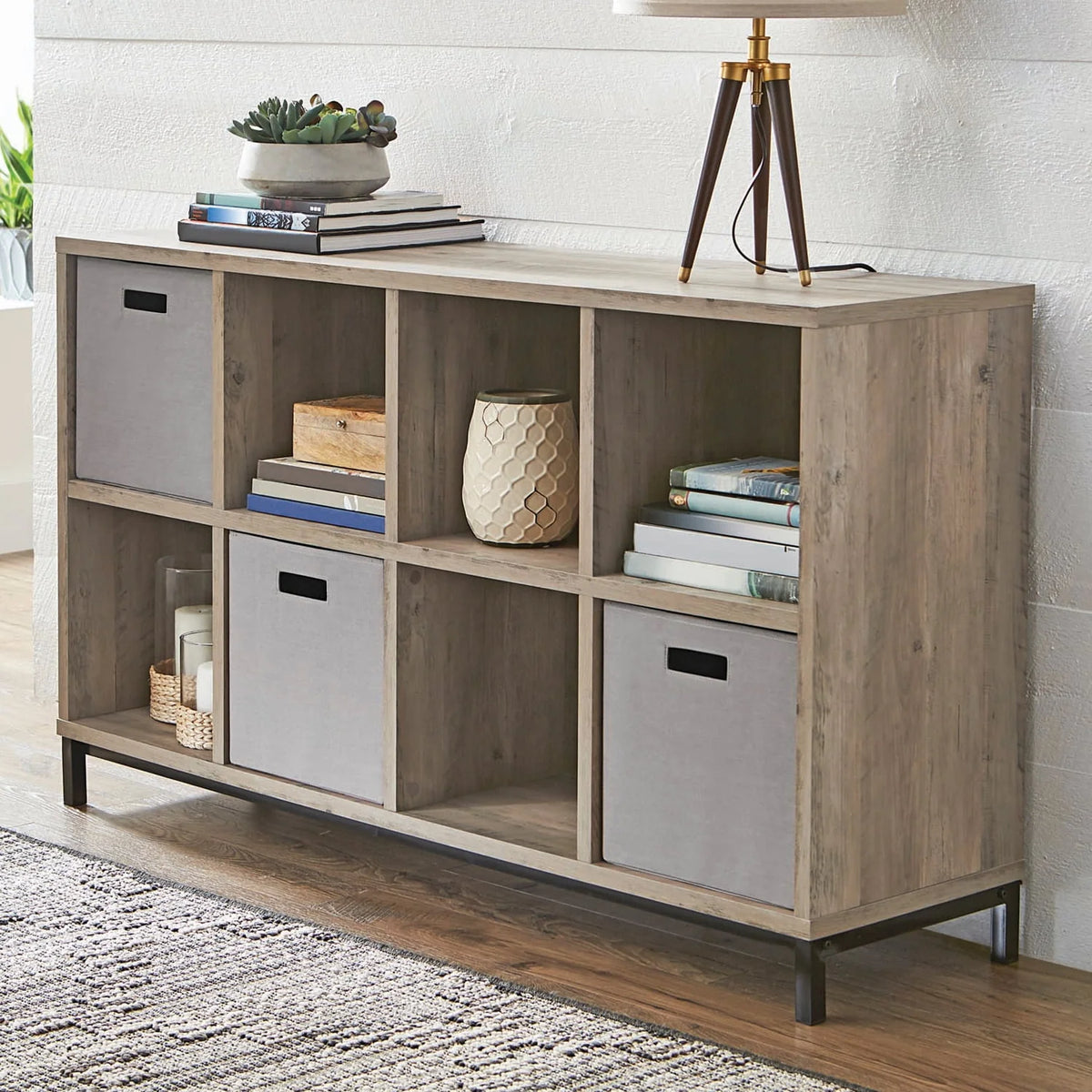 8 Cube Organizer with Metal Base O5368