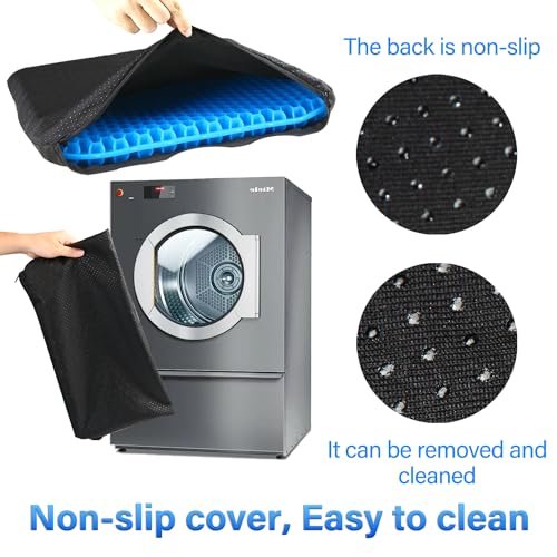 Large Cooling Gel Seat Cushion with Non-Slip Cover L6051