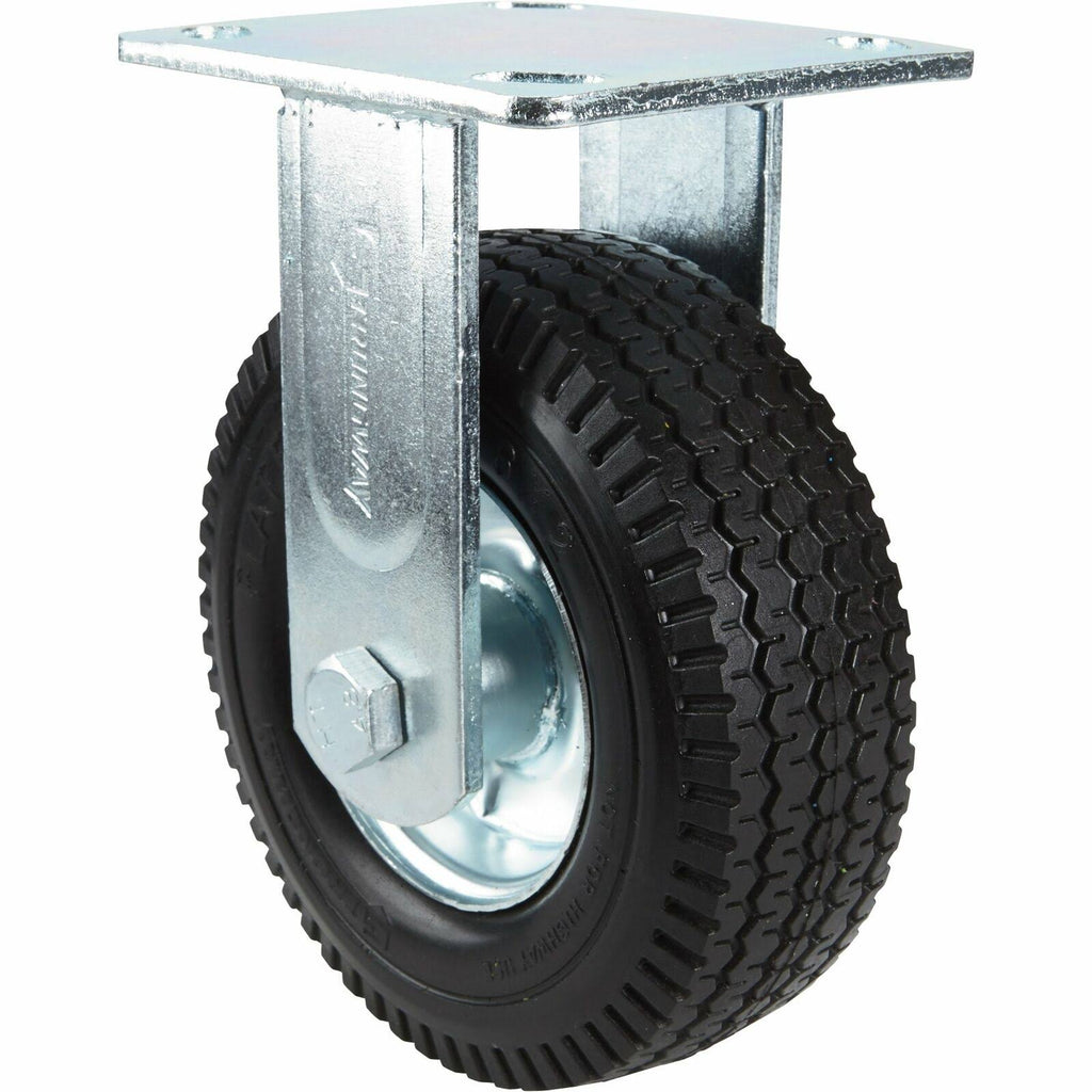 6in Solid Polyurethane Caster 300lb Cap Sawtooth Tread S870940