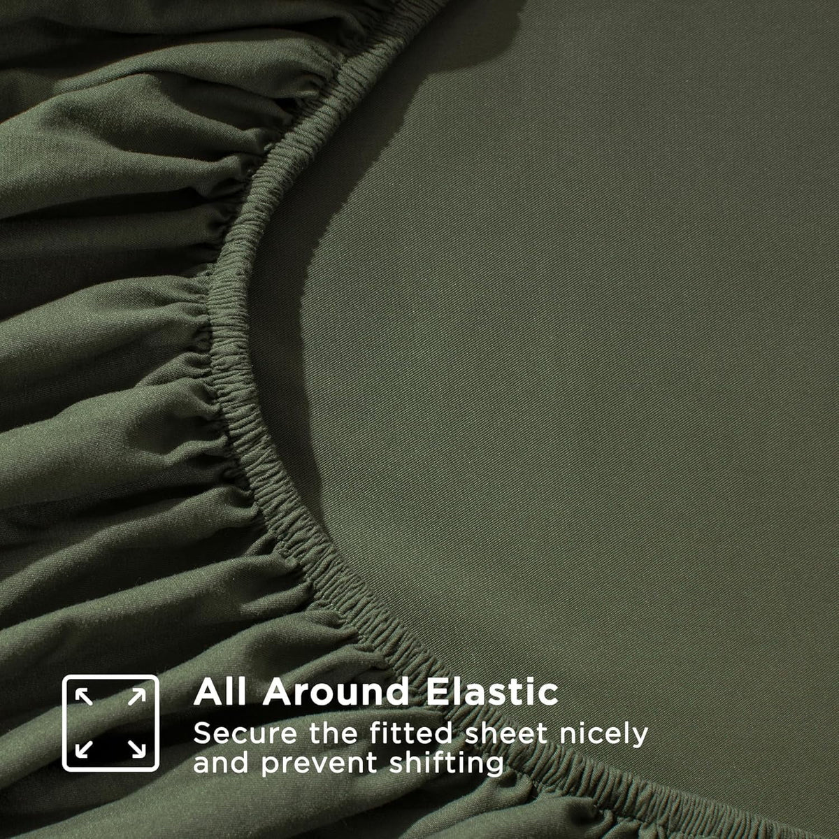 King Size 4 Pieces Microfiber Deep Pocket Bed Sheet Set K8994