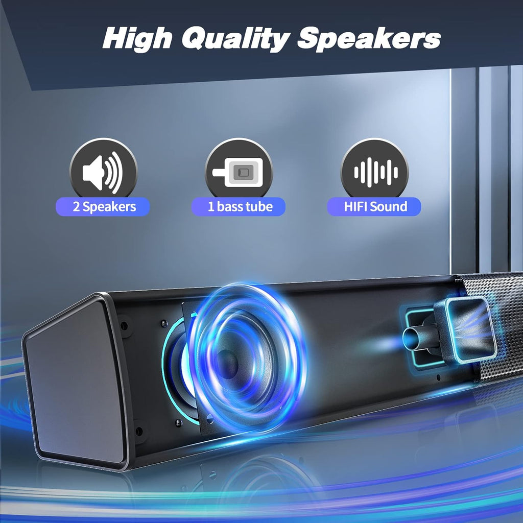 Soundbar 32 Inch with 3 Equalizer Modes, HDMI, Remote Control, 5.0 Bluetooth I394