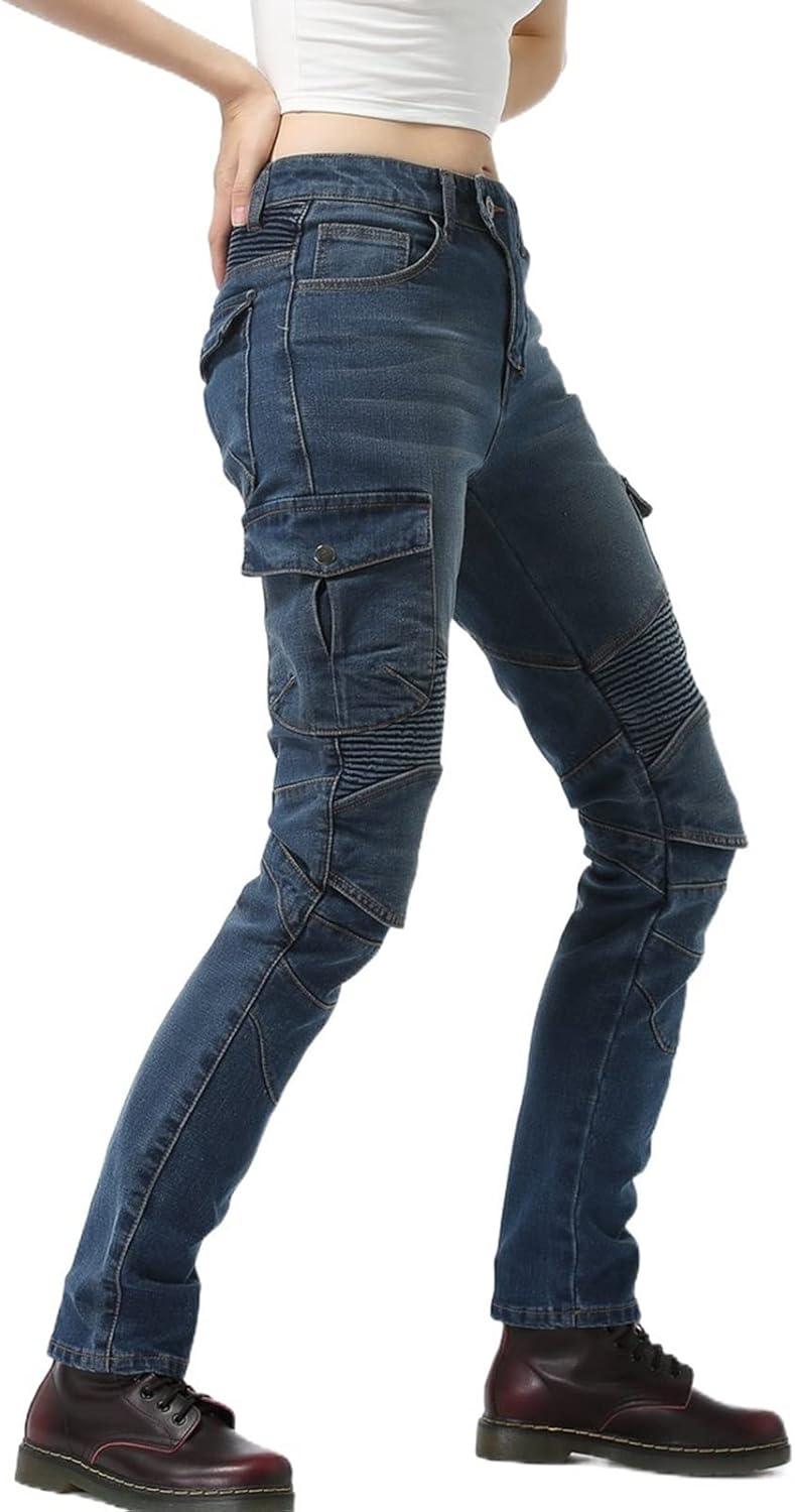 Blue Upgrade Removable Cycling Jeans E6287