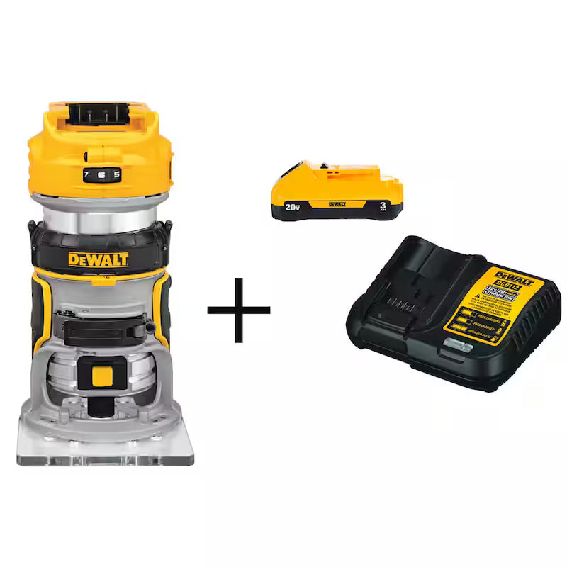 20V MAX Cordless Brushless Compact Router with Battery and Charger T367
