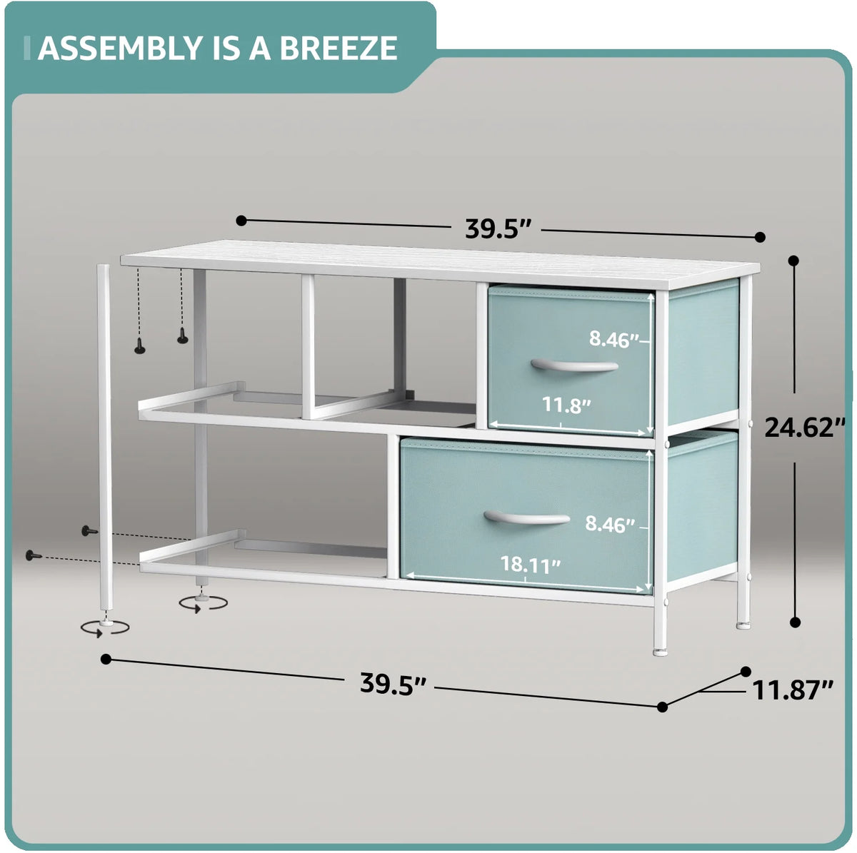 5 Drawer Storage Dresser Z74438