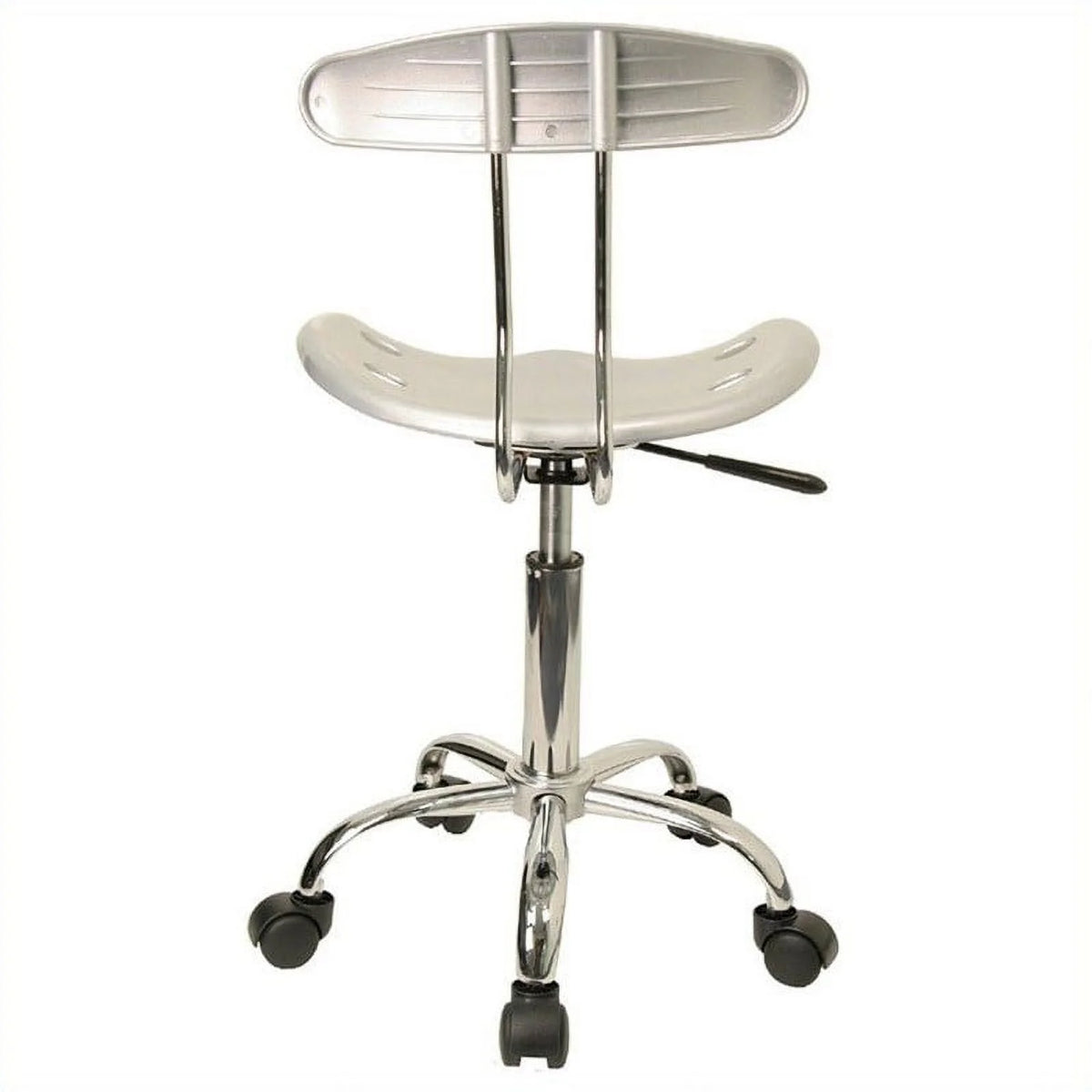 Silver and Chrome Swivel Chair X477902