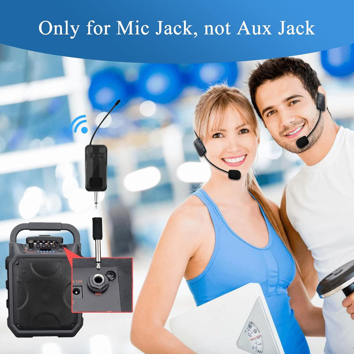 Wireless Headset Microphone Pack of 2 H576