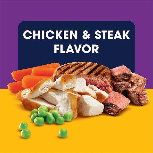 Adult Dry Dog Food Chicken and Steak W6097