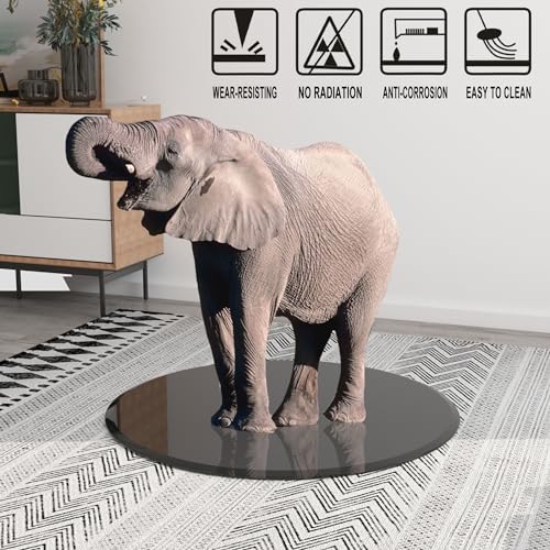 36 Inch Round Tempered Glass Tabletop I886724