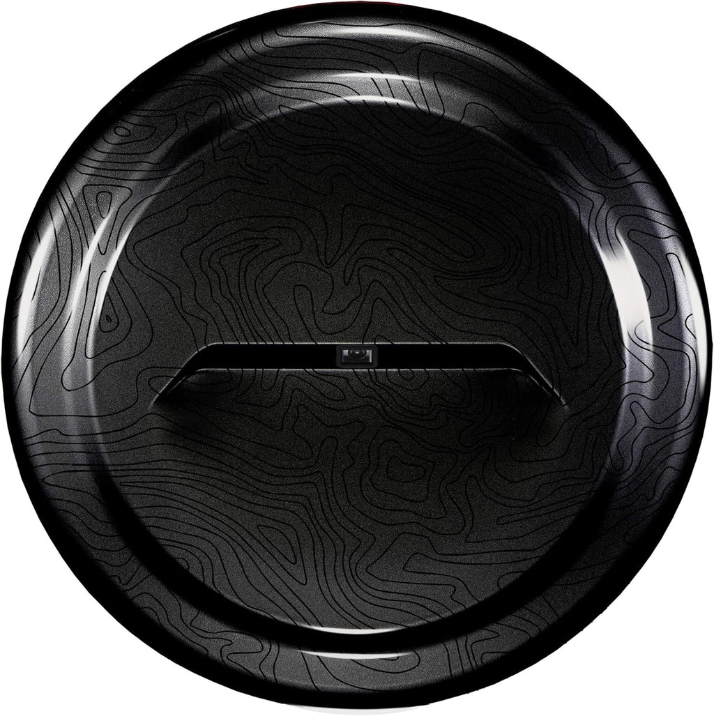 Black-Textured Rigid Tire Cover B685597