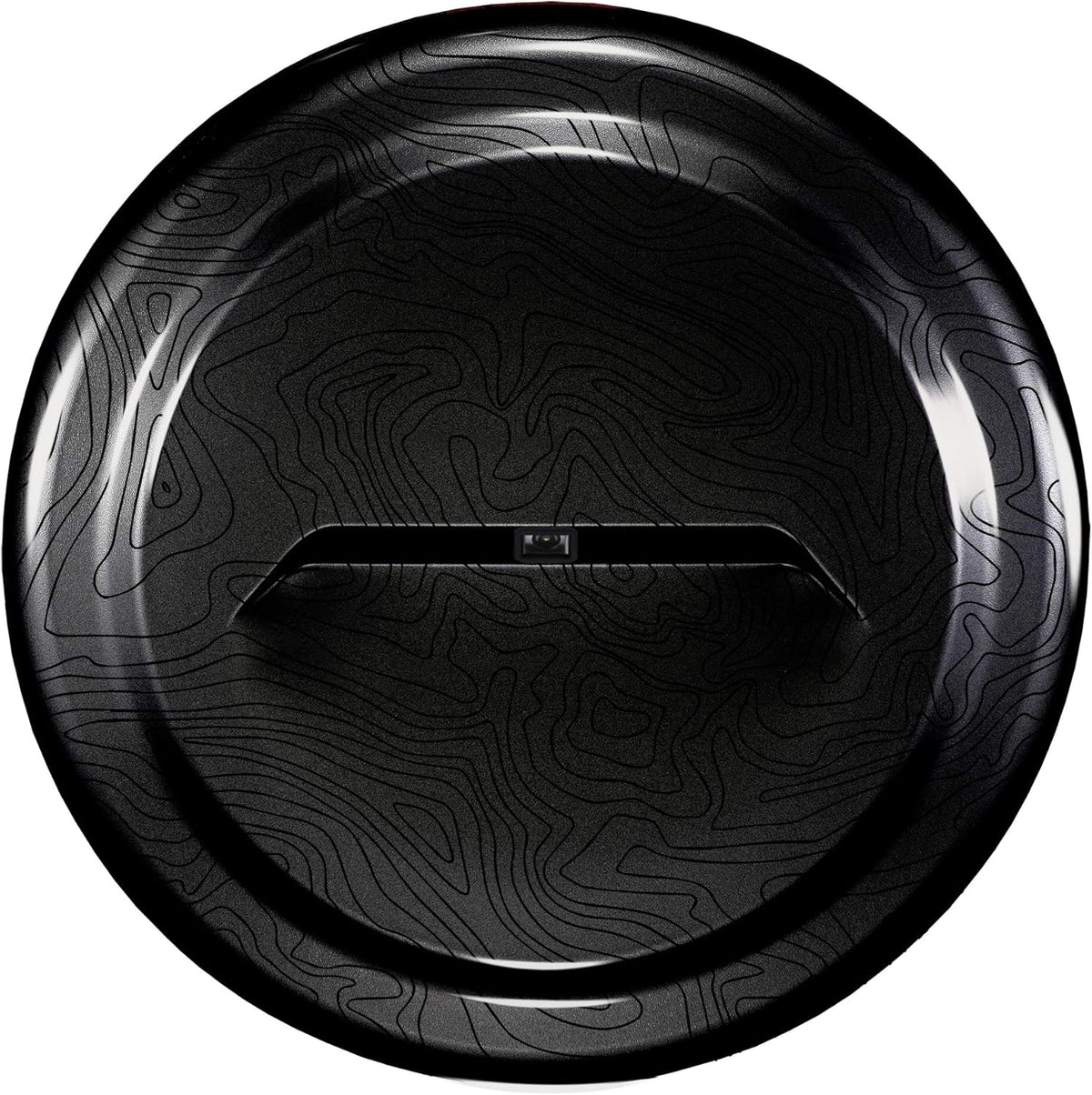 Black-Textured Rigid Tire Cover B685597