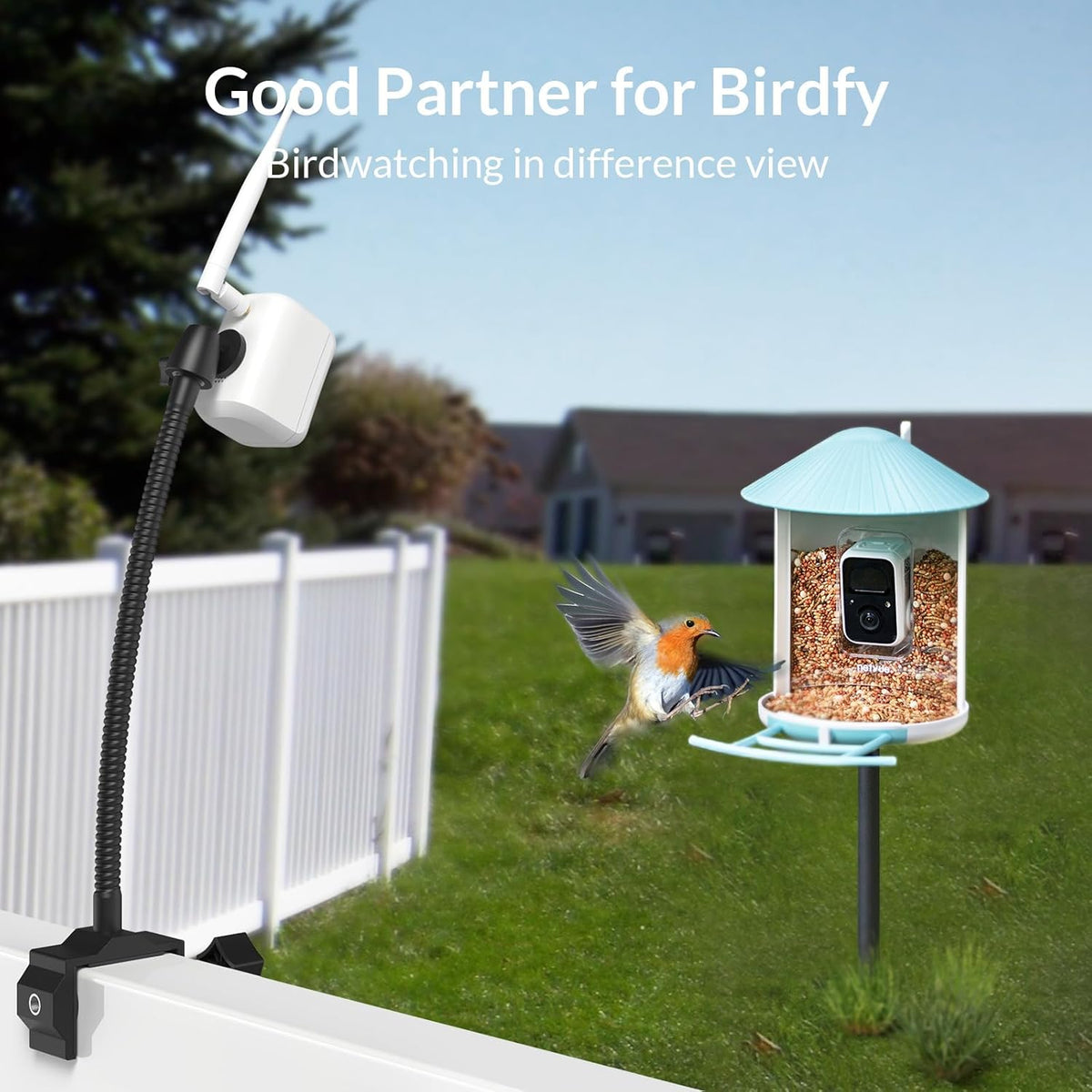 Smart Bird Feeder Camera with Solar Camera Lite U999440