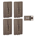 Battery Booster for Trail Cameras 4-Pack with USB Reader X48902