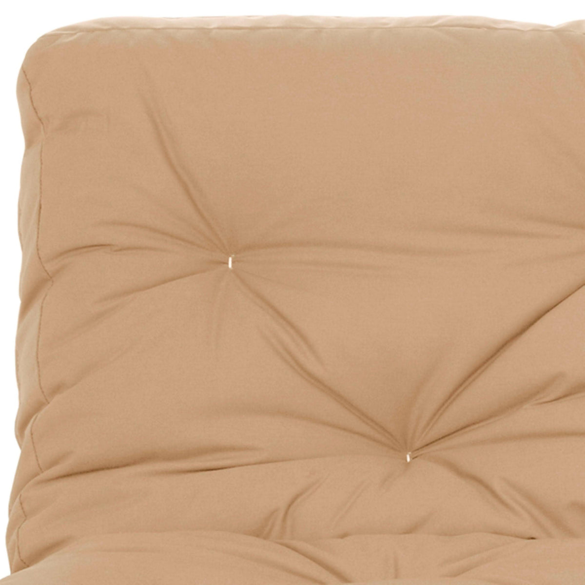 Queen Size Khaki Suede 8-Inch Latex Futon Mattress V564410