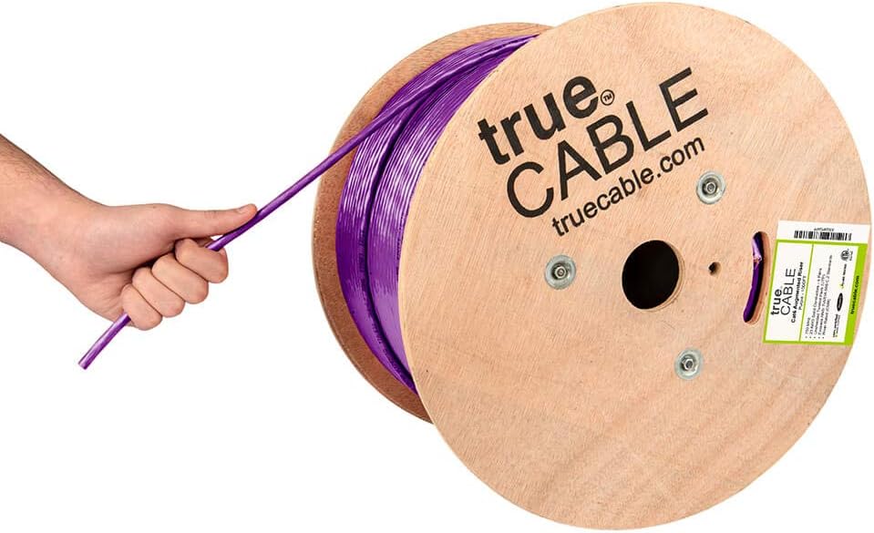 1000ft Green 23AWG 4 Pair Solid Bare Copper Bulk Ethernet Cable B145