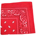 Red 100% Cotton Bandanas, Pack of 100, 22 Inches G29891