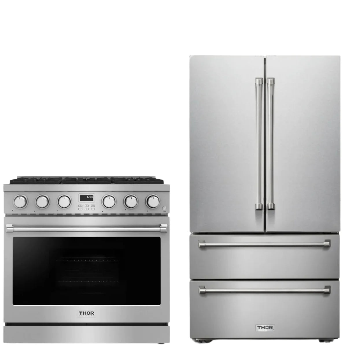 36 Gas Range and Refrigerator N9322