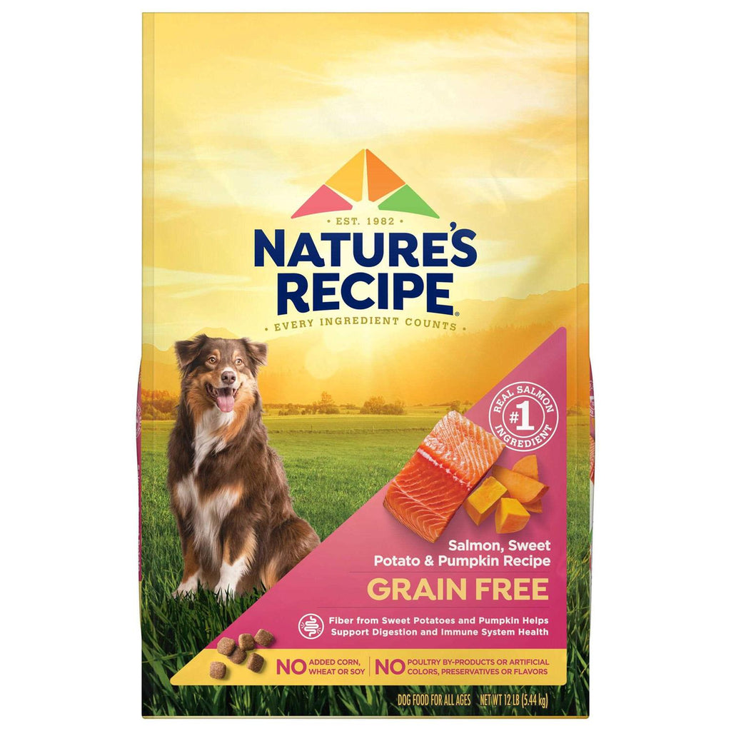 Grain Free Salmon Sweet Potato Pumpkin Dry Dog Food W525