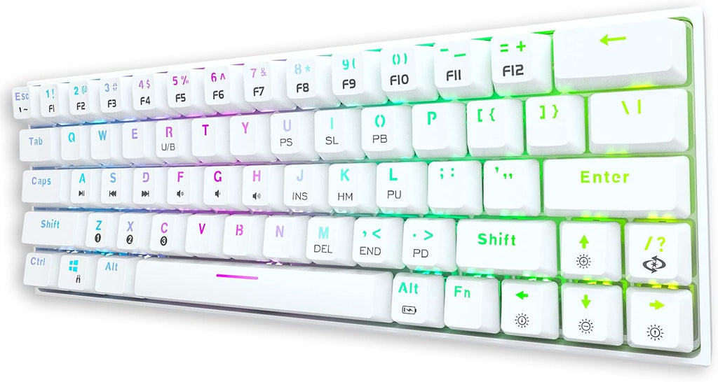 60% Wireless Mechanical Keyboard with RGB Backlit E42209
