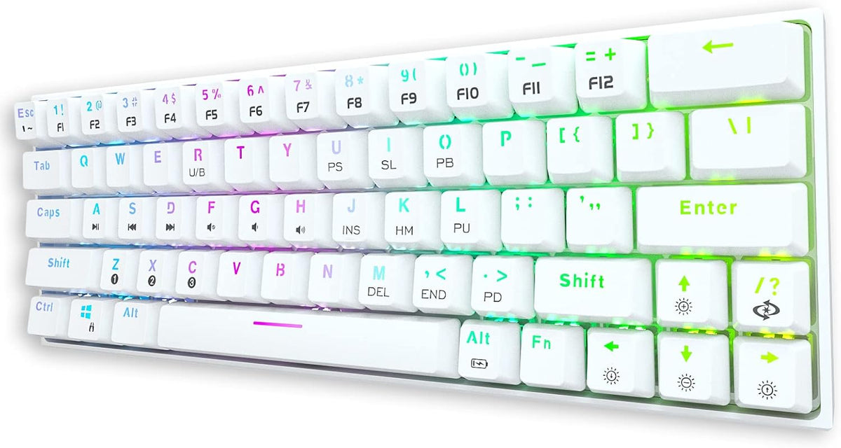 60% Wireless Mechanical Keyboard with RGB Backlit E42209