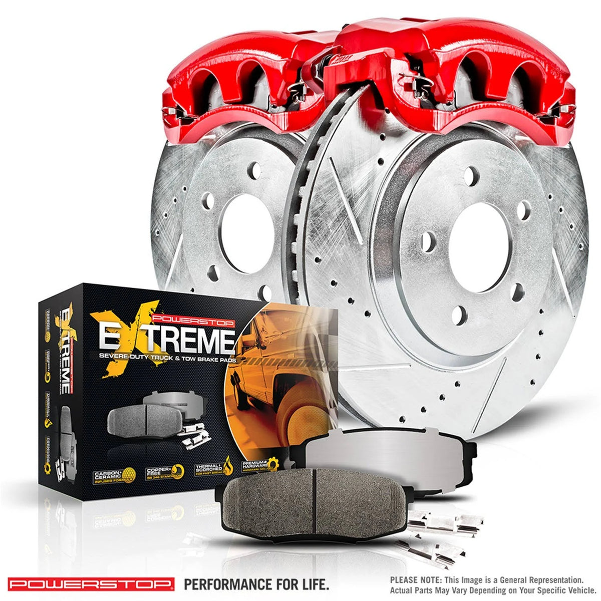 Front Z36 Truck & Tow Brake Kit with Calipers O29767