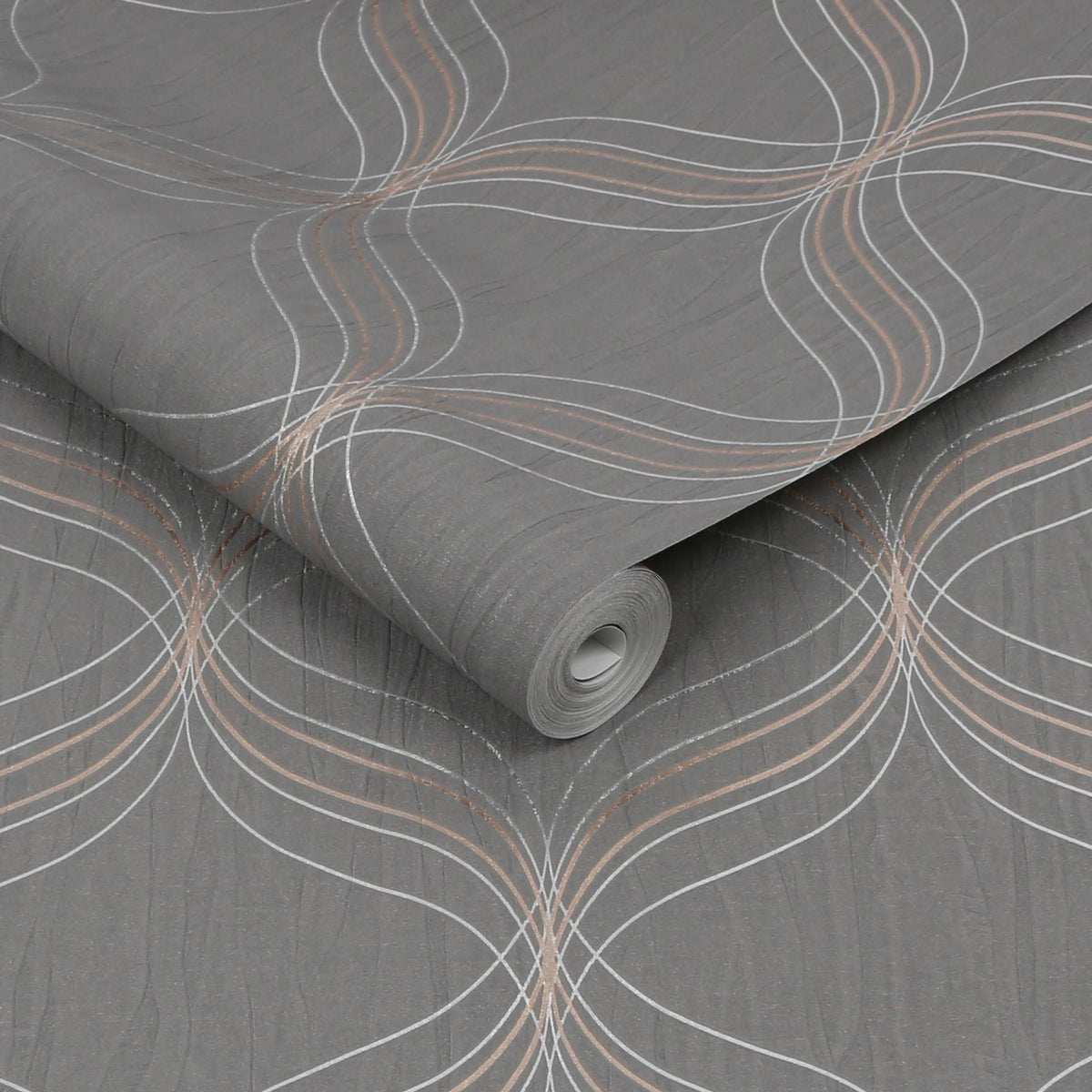 Optical Geo Grey Removable Wallpaper K551