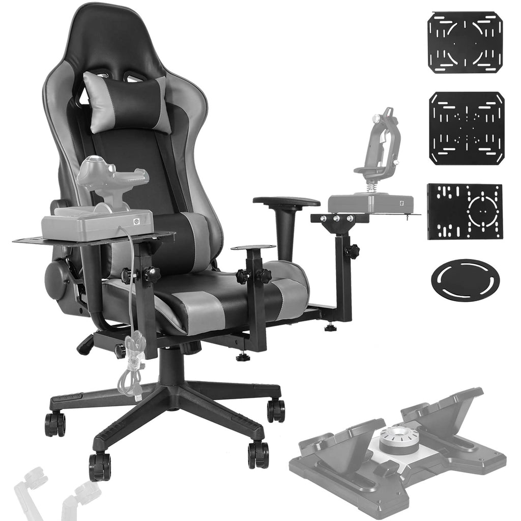 Multifunctional Flight Racing Simulator Cockpit Joystick Mount with Chair U800340