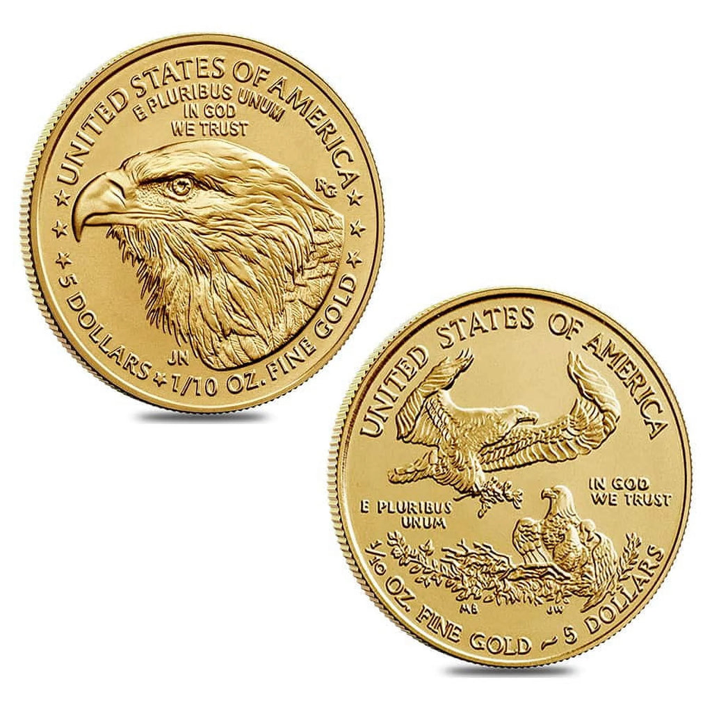 1/10 oz Gold American Eagle $5 Coin E637