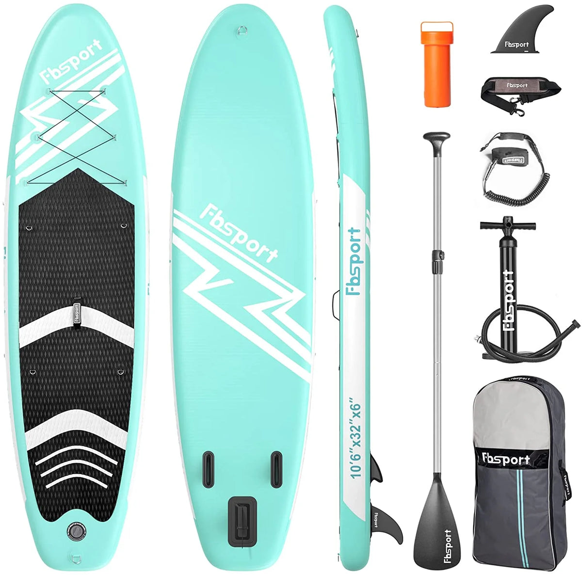 Mint Green Inflatable Paddle Board S6149