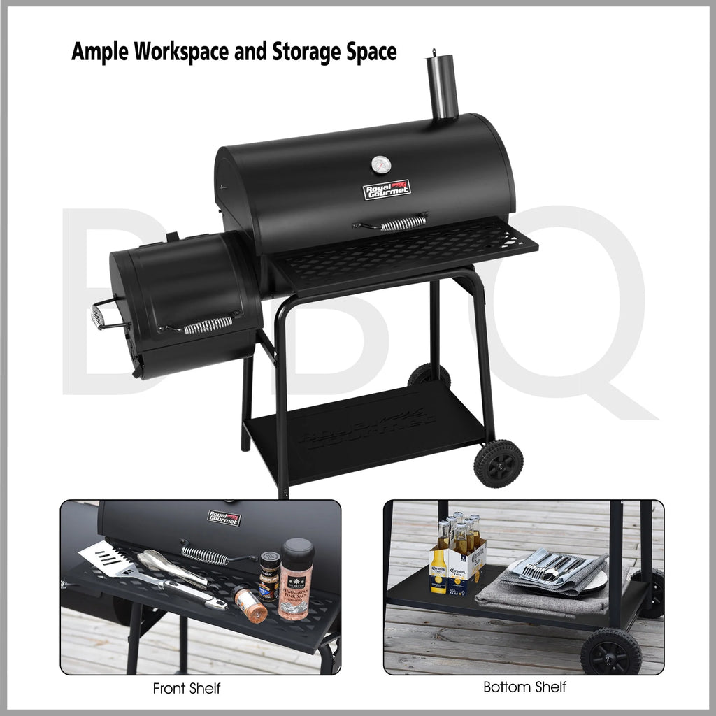 Charcoal Grill with Offset Smoker A551