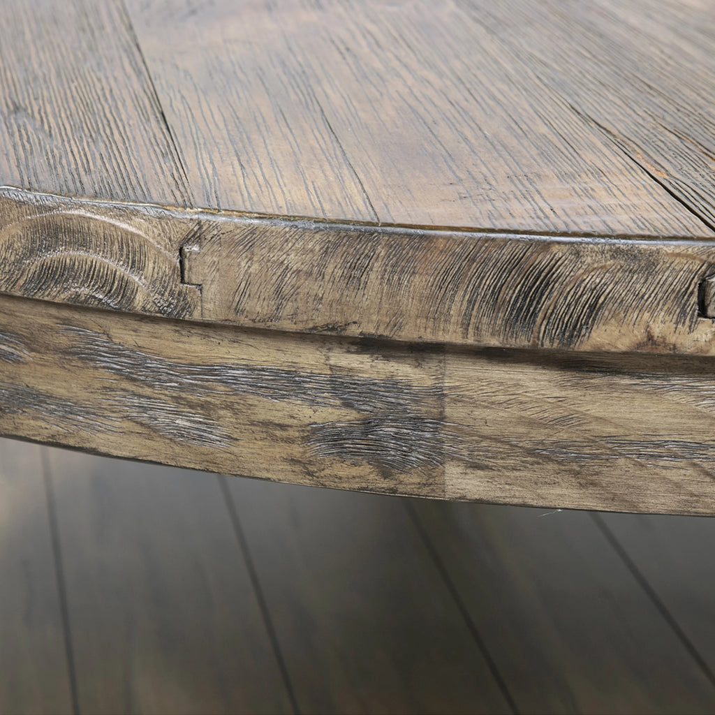 Oak 1-Shelf End Table V290