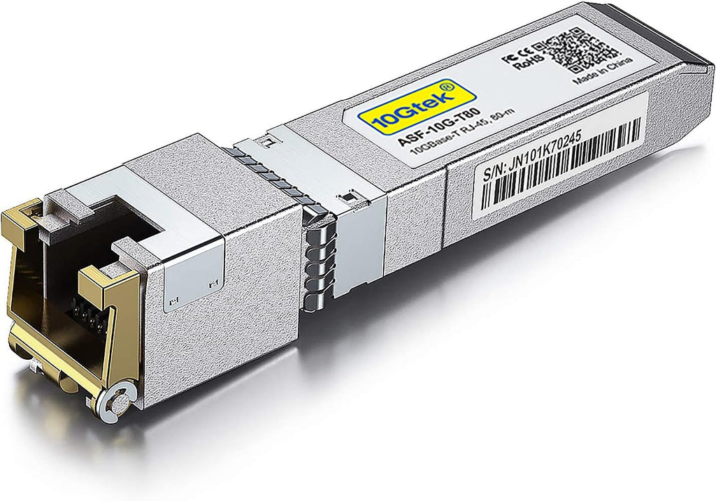 10GBase-T SFP+ Transceiver RJ-45 CAT.6a 30 meters Pack of 2 P979