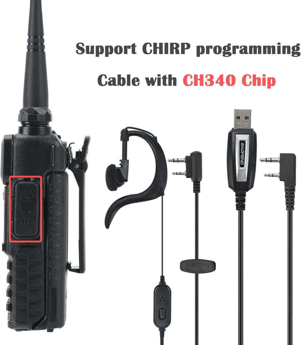 2 Pcs Dual Band Amateur Radio VHF/UHF Walkie Talkie C603