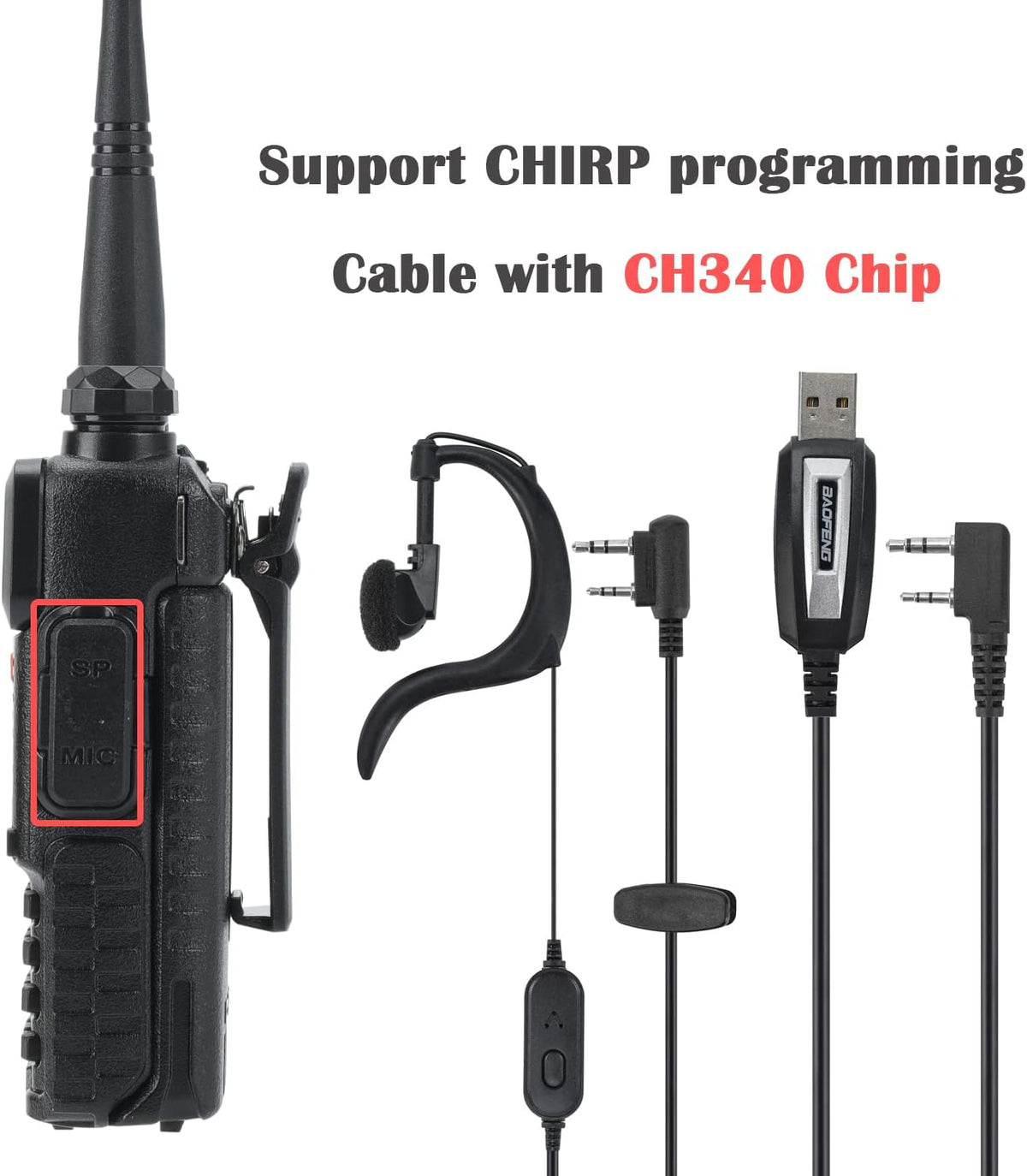 2 Pcs Dual Band Amateur Radio VHF/UHF Walkie Talkie C603