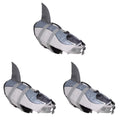 3pcs Dog Life Vest Reflective with Handle Pet Swimming Clothes K600