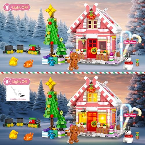 1288PCS Christmas Building Set U834