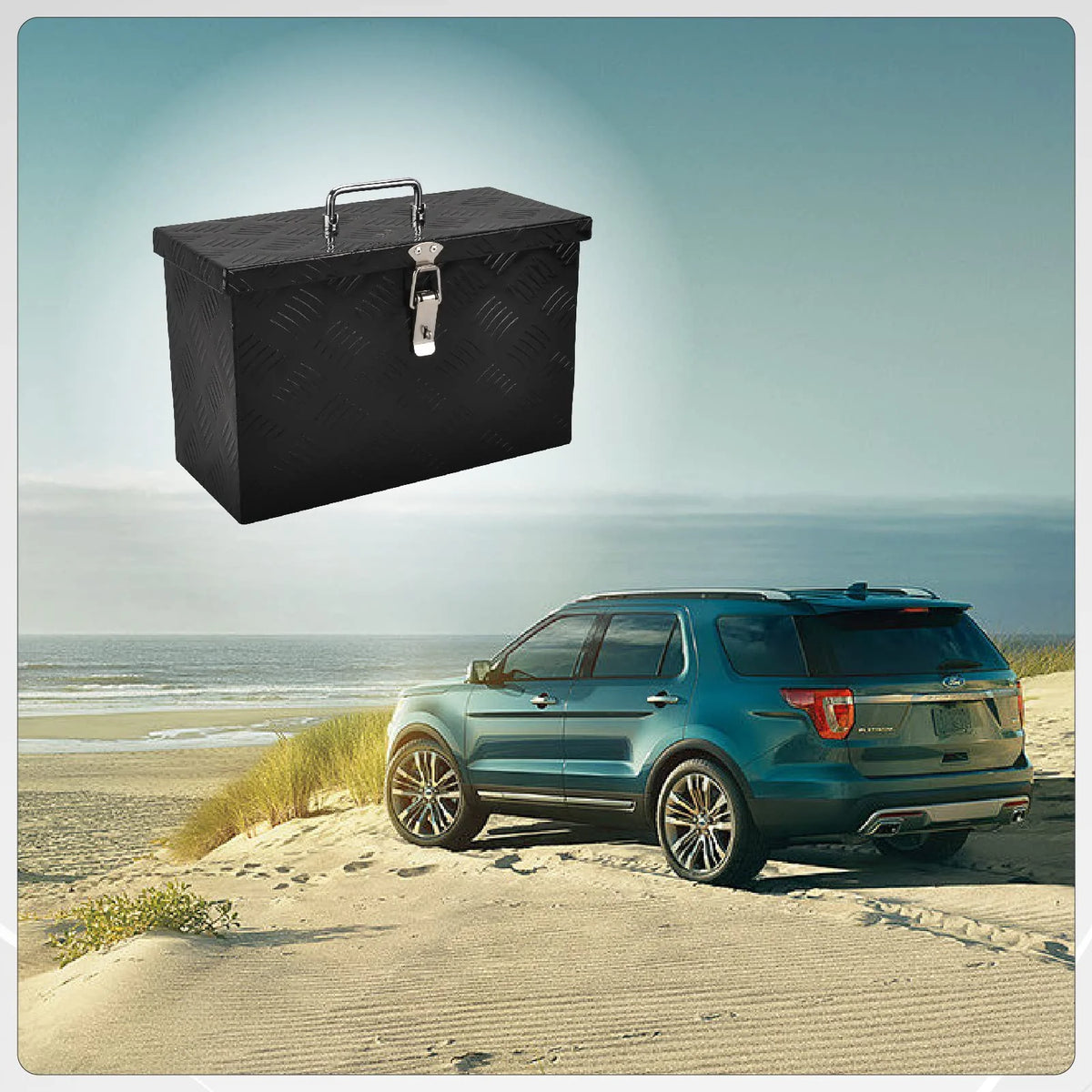 16 Inch Aluminum Pickup Tool Box Black E99525