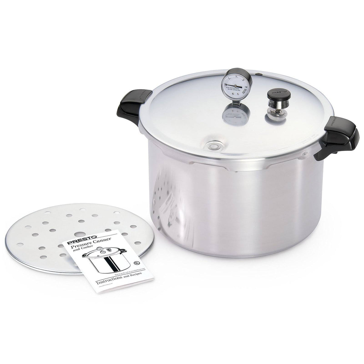 16-Quart Aluminum Pressure Cooker/Canner A814