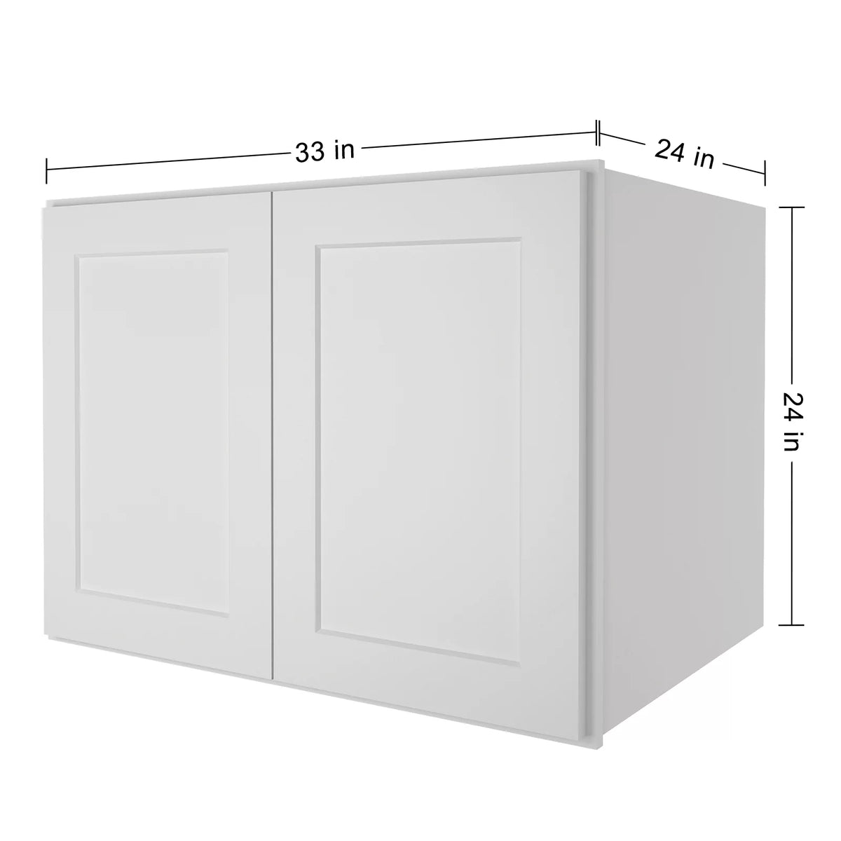 33-in W x 24-in D x 24-in H Shaker Kitchen Cabinet with 2 Doors K3992