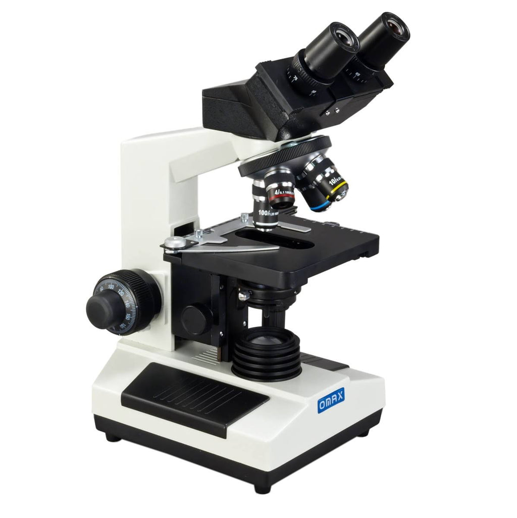 40X-2000X Binocular Lab Compound Microscope with Double Layer Mechanical Stage U249