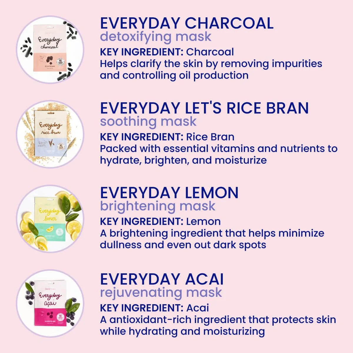 Set of 8 Sheet Masks T775405
