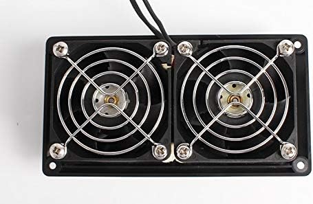 Black 25W Pack of 2 RV Air Vent Fan M46289