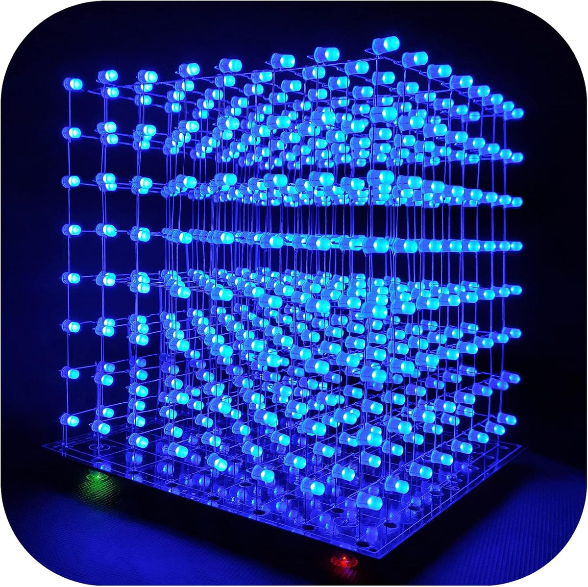 8x8x8 LED Cube Kit DIY Electronic Soldering Project Kit B2307