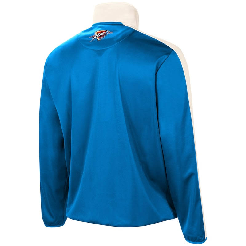 Blue White Full-Zip Track Jacket I36971