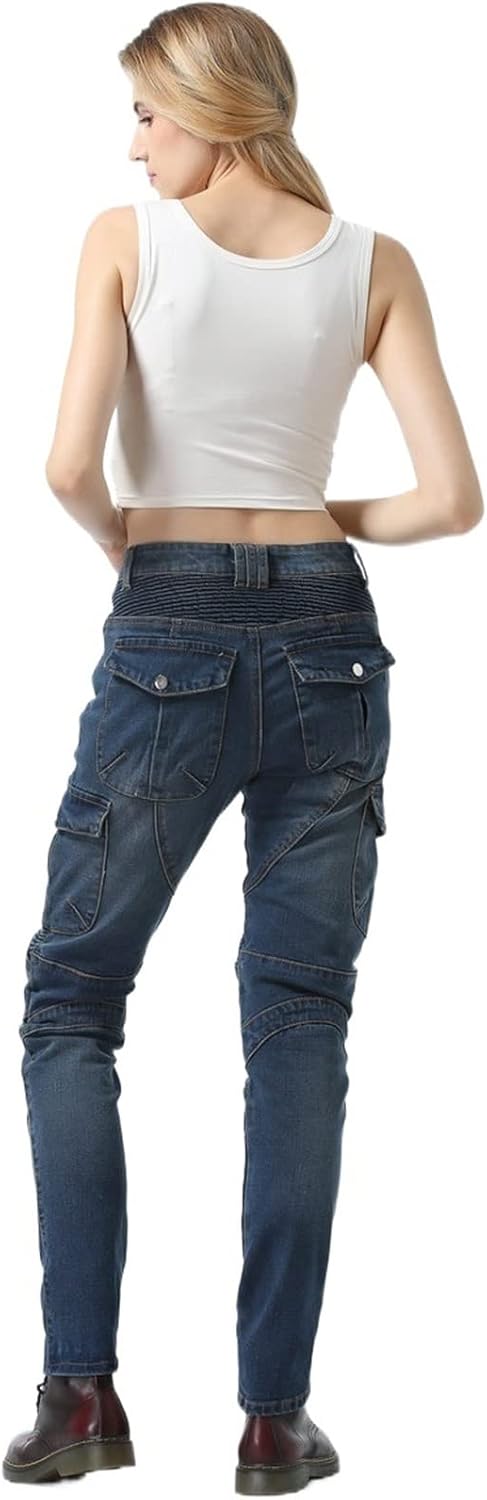 Blue Upgrade Removable Cycling Jeans E6287