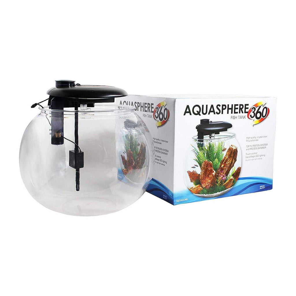 14 Gallon Polycarbonate Bowl-Shaped Aquarium J99989